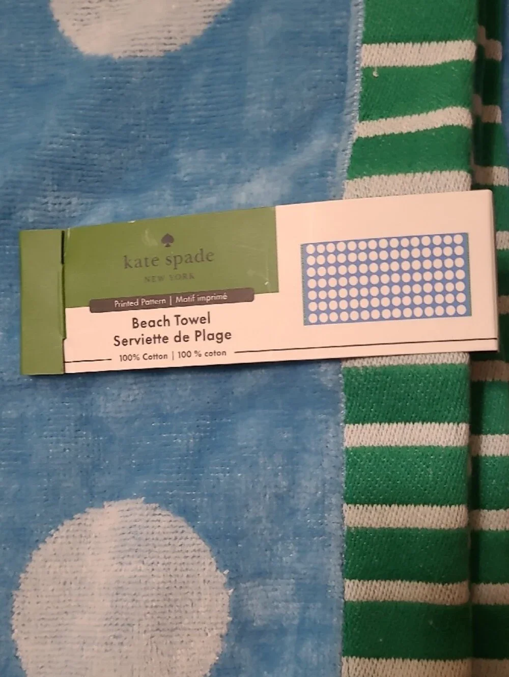 Kate Spade Polka Dot Beach Towel
